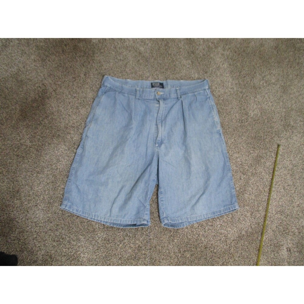 Vintage Polo Blue Jean shorts mens 34 Made in usa
